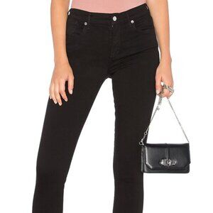 AGOLDE Black Skinny Jeans Size 27 • Premium Stretch Denim